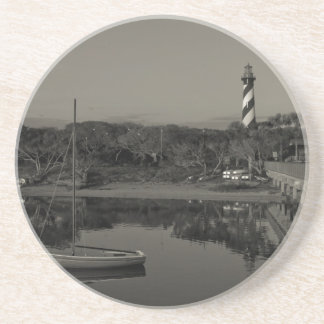 Posavasos De Arenisca Madrugada del faro de St Augustine