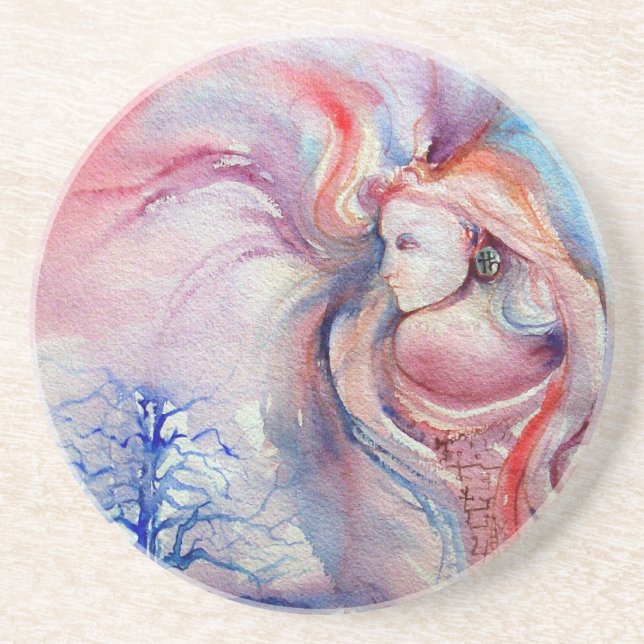 Posavasos De Arenisca Magia y misterio AVALON (Frente)