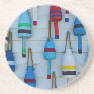 Posavasos De Arenisca Maine, Stonington, boyas decorativas para langosta