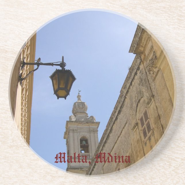 Posavasos De Arenisca Malta, Mdina (Frente)