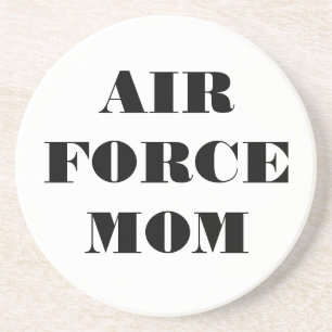 Posavasos De Arenisca Mamá de la Fuerza Aérea de Pascua