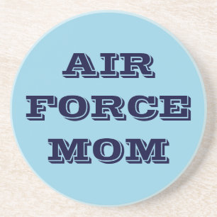 Posavasos De Arenisca Mamá de la Fuerza Aérea de Pascua