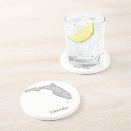 Posavasos De Arenisca Mapa de la Florida