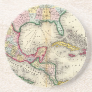 Posavasos De Arenisca Mapa De México, Centroamérica