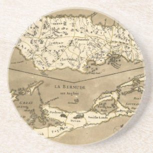 POSAVASOS DE ARENISCA MAPA: JAMAICA, 1767
