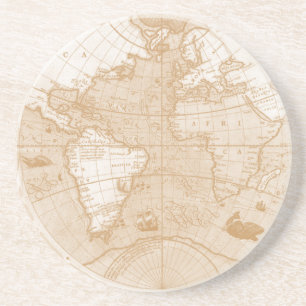 Posavasos De Arenisca Mapa mundial