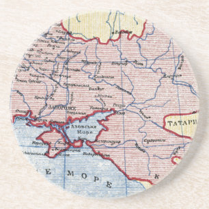Posavasos De Arenisca MAPA: UCRANIA, c1906