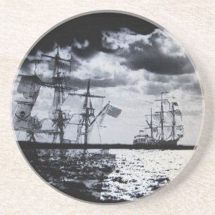 Posavasos De Arenisca Mares oscuros