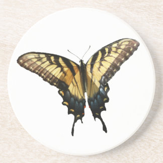 Posavasos De Arenisca Mariposa de cola tragaluz III Bella foto colorida