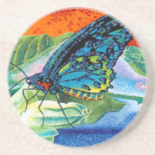 Posavasos De Arenisca Mariposa postiza II