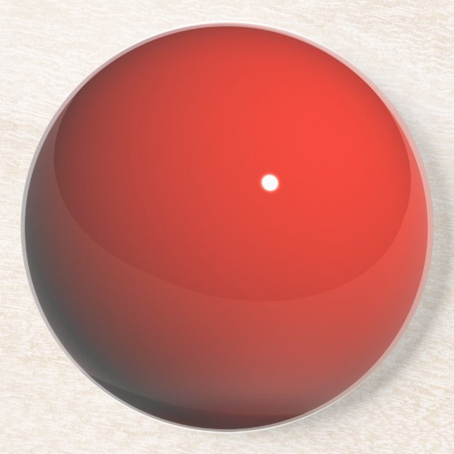 Posavasos De Arenisca Mármol rojo (Frente)