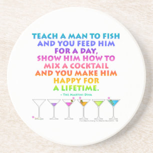 Posavasos De Arenisca MARTINI ZEN - Feliz por una vida Coaster