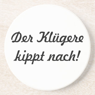 Posavasos De Arenisca Más Listo vuelca!