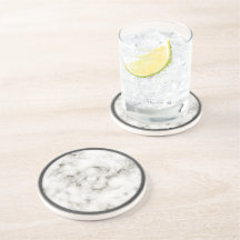 Máster de mármol Alabaster Obsidian Pewter Rim