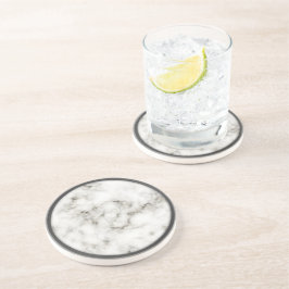 Posavasos De Arenisca Máster de mármol Alabaster Obsidian Pewter Rim