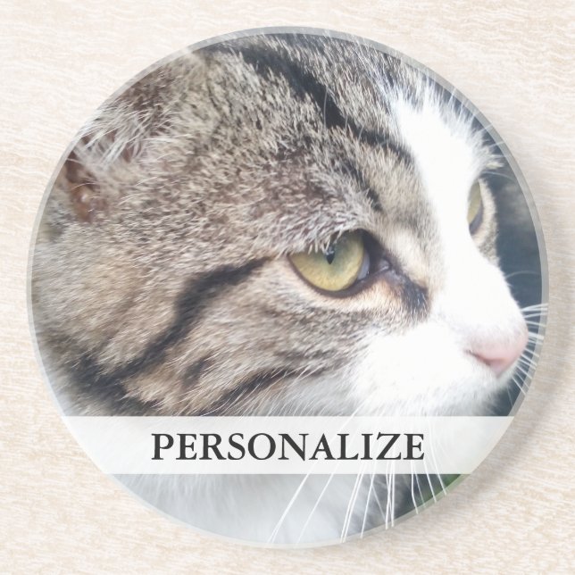 Posavasos De Arenisca Máster fotográfico personalizado | Añadir su propi (Frente)