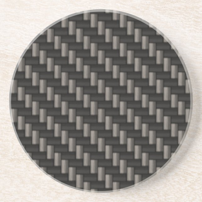 Posavasos De Arenisca Material de la fibra de carbono (Frente)