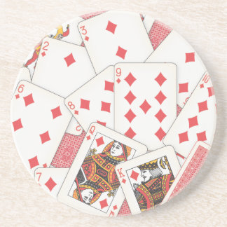 Posavasos De Arenisca Mazo de Cartas