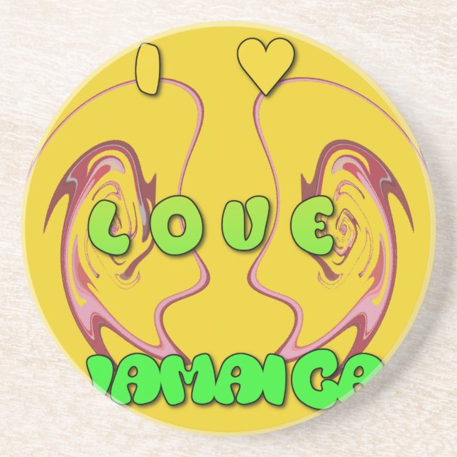 Posavasos De Arenisca Me encanta Jamaica.png (Frente)