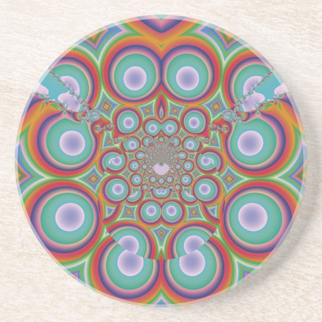 Posavasos De Arenisca Meditación (Frente)
