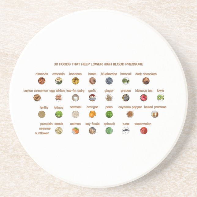 Posavasos De Arenisca Mejores alimentos hipertensión inferior Recursos n (Frente)