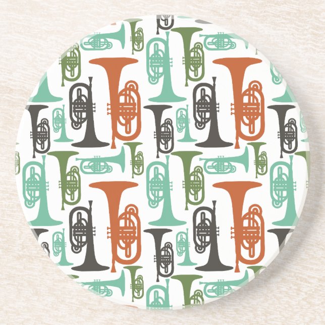 Posavasos De Arenisca Mellophone Coaster (Frente)