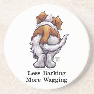 Posavasos De Arenisca Menos Barking, Más Salto