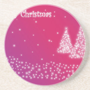 Posavasos De Arenisca Merry Christmas Coaster