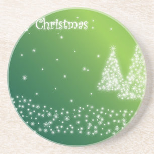 Posavasos De Arenisca Merry Christmas Coaster