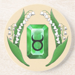Posavasos De Arenisca Mes de nacimiento Mayo Taurus