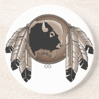 Posavasos De Arenisca Metis Coasters Primeras Naciones Regalos de Vida S
