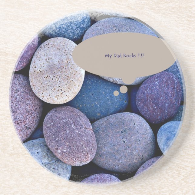 Posavasos De Arenisca Mi papá oscila los regalos del día de padre (Frente)