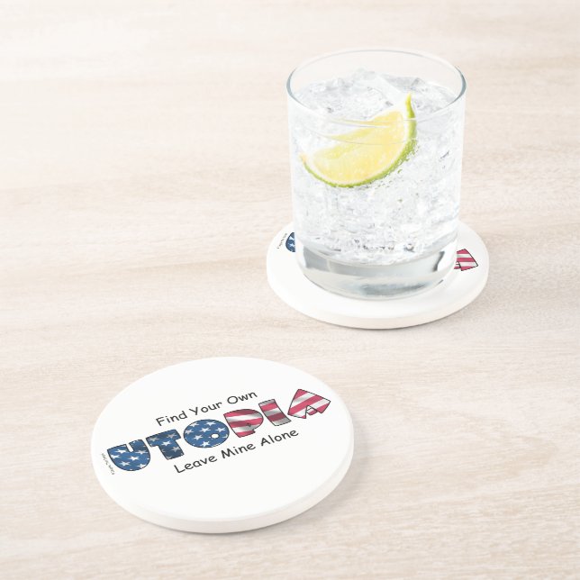 Posavasos De Arenisca Mi utopía (Lado)