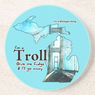 Posavasos De Arenisca Michigan Troll Coaster