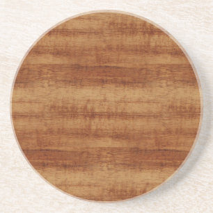 Posavasos De Arenisca Mirada de madera del grano del acacia rizado de