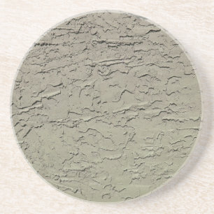 Posavasos De Arenisca Misc. Serie Stucco—Tan Coaster—1 de Colores