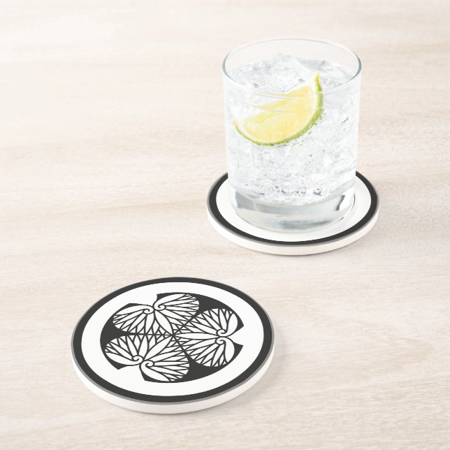Posavasos De Arenisca Mito hollyhock(19) (Lado)