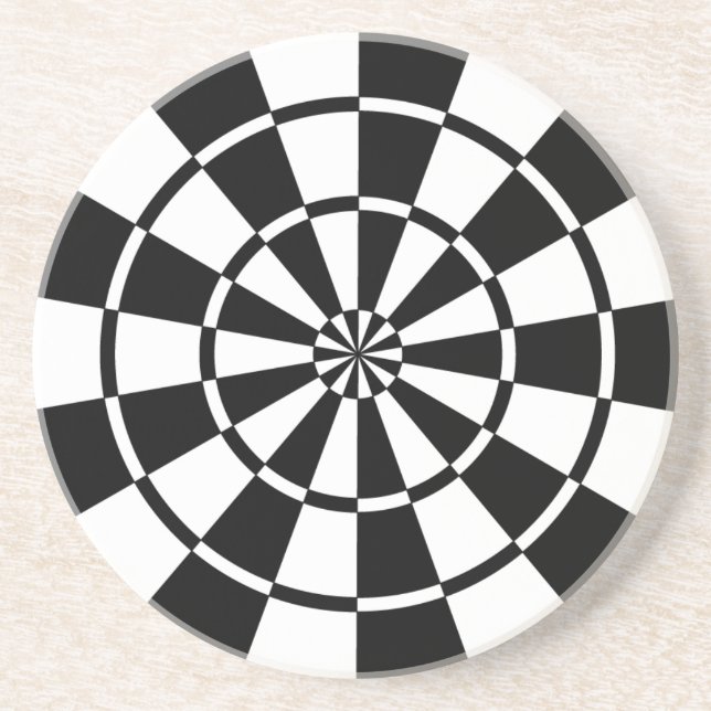 Posavasos De Arenisca Mod Dartboard (Frente)