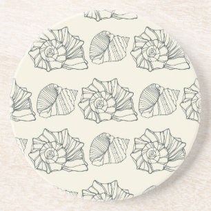 Posavasos De Arenisca Modelo decorativo de las cáscaras