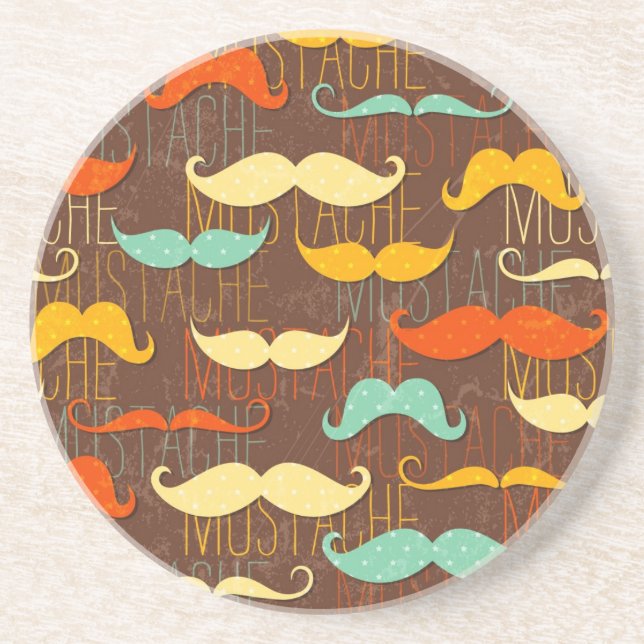 Posavasos De Arenisca Modelo del bigote (Frente)