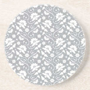 Posavasos De Arenisca Modelo floral del cordón