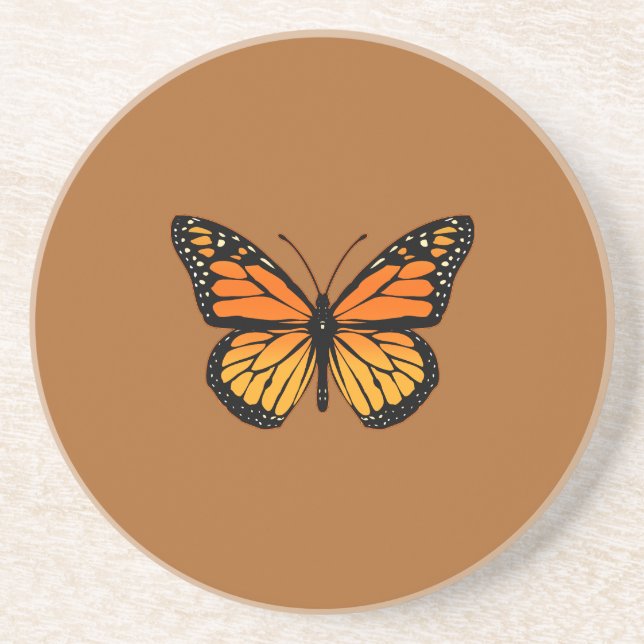 Posavasos De Arenisca Monarch Butterfly Joy (Frente)