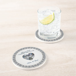 Posavasos De Arenisca Monasterio de Diamond Heaert 60 Aniversario Boda