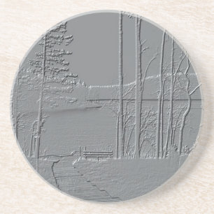 Posavasos De Arenisca Monasterio de la "Naturaleza metálica"