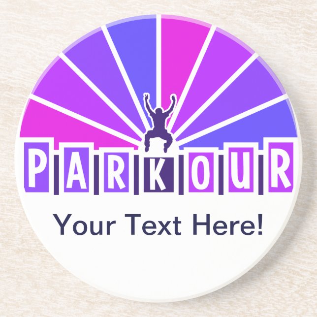 Posavasos De Arenisca Monasterio de PARKOUR, personalizar (Frente)