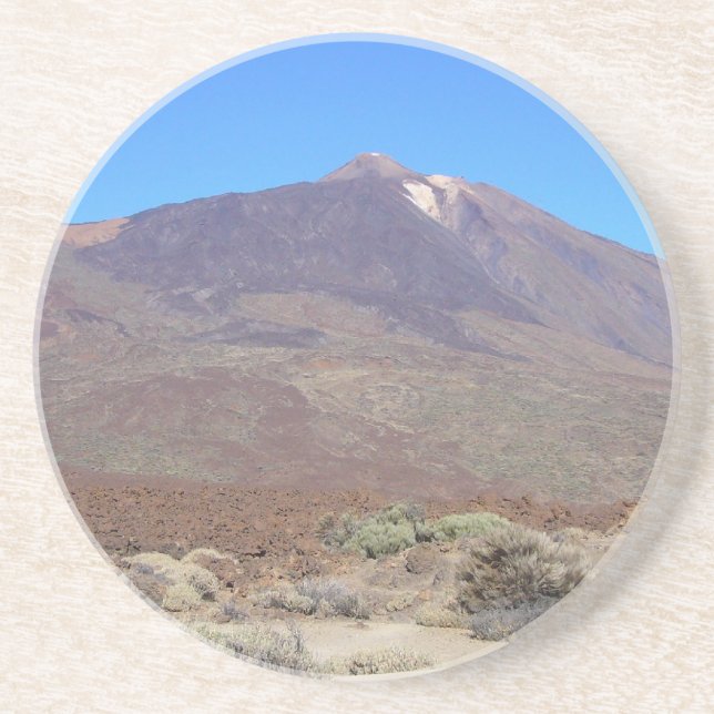 Posavasos De Arenisca Monasterio personalizado de El Teide (Frente)