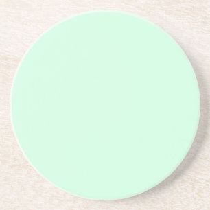 Posavasos De Arenisca Moneda verde de verano pastel de verano para gazeb
