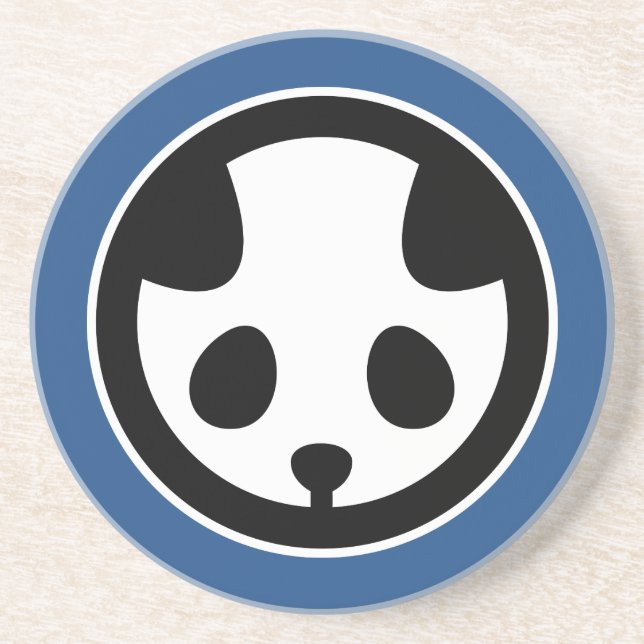 Posavasos De Arenisca Mono panda (Frente)