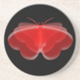 Posavasos De Arenisca Monstruo de arenisca con efecto mariposa