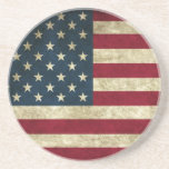Posavasos De Arenisca Monstruo de bebidas de la bandera de los Estados U<br><div class="desc">Monstruo de bebidas de la bandera de los Estados Unidos</div>
